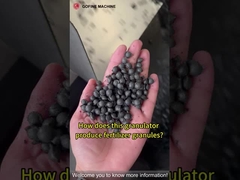 Granulator für die Extrusion von Rollen mit harten Zähnen