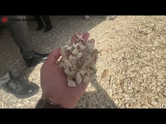 Tragbare Holzspalter Holz Biomasse Schredder