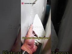 Maschine zur industriellen Trennung von festen Flüssigkeiten mit automatischem Filterdruck