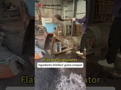 1-2 Düngemittel-Granulierer-Ebene neuen Typs t/h sterben zylinderförmige organisches Kugel-Mühle