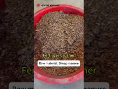 Ausrüstung zur Herstellung von halbnassem Schafsmist zum Mahlen von organischem Dünger