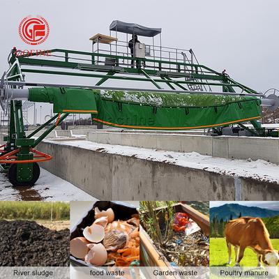 380v Bioabfall Hühnermist Fermentation organischer Dünger Kompost Turner