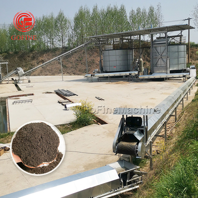 Maschinen für die Granulationsverarbeitung von organischen Düngemitteln in kleinen Pulvern für die Produktionslinie