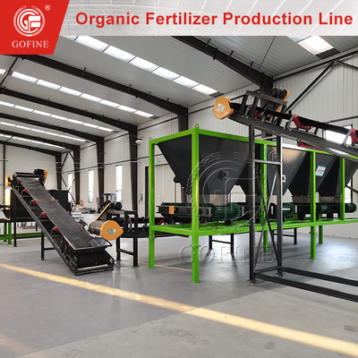 Vollständige Anlage für die Produktion von organischem Dünger aus Hühnerdüngerpulver