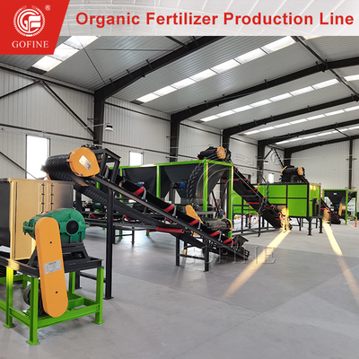 1-2T/H Produktion von organischen Düngemitteln mit CE-Zertifizierung für Umweltschutz