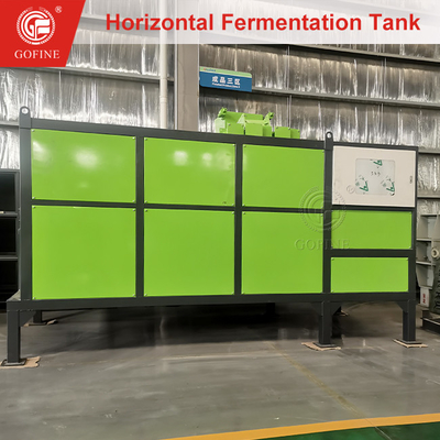 Horizontale Fermentationsbehälter für die Produktion von organischen Düngemitteln mit präziser Temperaturregelung