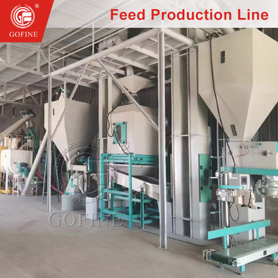Automatische Futtermittelproduktion mit Fischfuttermittelherstellungsmaschine
