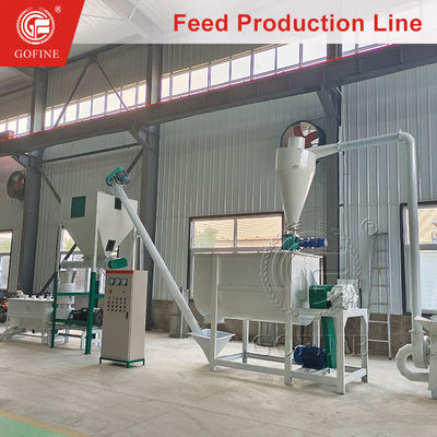 Vollständige Produktionslinie für Futtermittelpellets mit Futtermittelmaschine