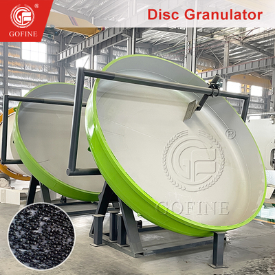 Scheibengranulator Düngemittelmaschine 1-2T/H mit SPS-Steuerung