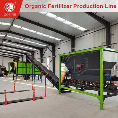 Organische Düngemittelmaschine für MSW-Kompostierungs-Produktionslinie