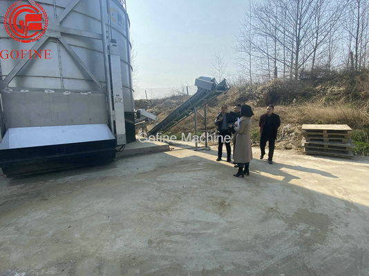 Towable vertikale organisches Düngemittel-Fermenter-Geflügel-Düngemittel-Wiedergabe
