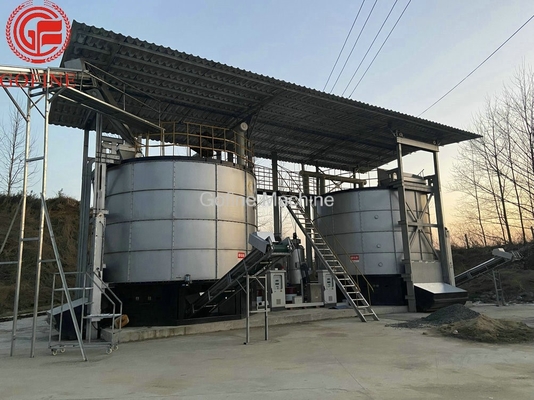 Düngemittel-Produktions-Towable Düngemittel-Fermenter des Kompost-120M3